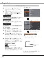 Preview for 40 page of Sanyo PLC HF10000L Owner'S Manual