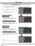 Preview for 46 page of Sanyo PLC HF10000L Owner'S Manual