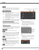 Preview for 56 page of Sanyo PLC HF10000L Owner'S Manual