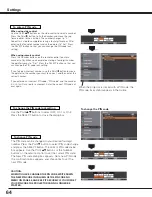 Preview for 64 page of Sanyo PLC HF10000L Owner'S Manual