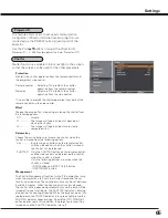 Preview for 65 page of Sanyo PLC HF10000L Owner'S Manual