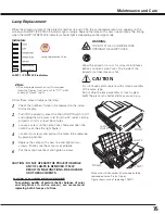 Preview for 75 page of Sanyo PLC HF10000L Owner'S Manual