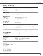 Preview for 91 page of Sanyo PLC HF10000L Owner'S Manual