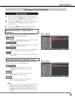 Preview for 35 page of Sanyo PLC HF15000L Owner'S Manual