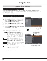 Preview for 36 page of Sanyo PLC HF15000L Owner'S Manual