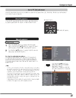 Preview for 37 page of Sanyo PLC HF15000L Owner'S Manual