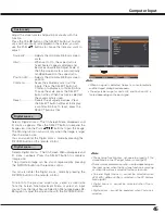 Preview for 45 page of Sanyo PLC HF15000L Owner'S Manual