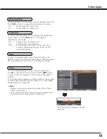 Preview for 51 page of Sanyo PLC HF15000L Owner'S Manual