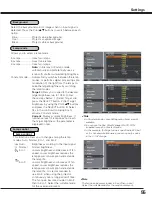 Preview for 55 page of Sanyo PLC HF15000L Owner'S Manual