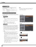 Preview for 60 page of Sanyo PLC HF15000L Owner'S Manual