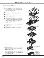 Preview for 72 page of Sanyo PLC HF15000L Owner'S Manual