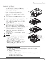 Preview for 73 page of Sanyo PLC HF15000L Owner'S Manual