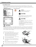 Preview for 76 page of Sanyo PLC HF15000L Owner'S Manual