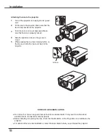 Preview for 18 page of Sanyo PLC-HP7000L Owner'S Manual