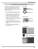 Preview for 25 page of Sanyo PLC-HP7000L Owner'S Manual