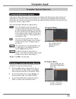 Preview for 35 page of Sanyo PLC-HP7000L Owner'S Manual