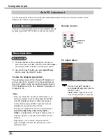 Preview for 36 page of Sanyo PLC-HP7000L Owner'S Manual