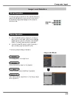 Preview for 39 page of Sanyo PLC-HP7000L Owner'S Manual