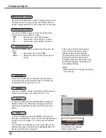 Preview for 42 page of Sanyo PLC-HP7000L Owner'S Manual