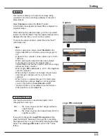 Preview for 55 page of Sanyo PLC-HP7000L Owner'S Manual