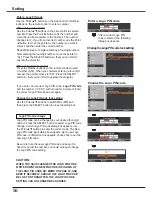 Preview for 56 page of Sanyo PLC-HP7000L Owner'S Manual