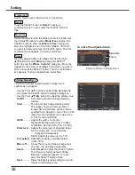 Preview for 58 page of Sanyo PLC-HP7000L Owner'S Manual