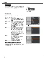 Preview for 64 page of Sanyo PLC-HP7000L Owner'S Manual