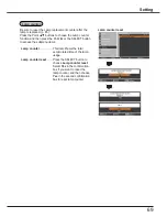 Preview for 69 page of Sanyo PLC-HP7000L Owner'S Manual