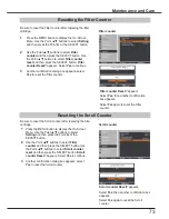 Preview for 73 page of Sanyo PLC-HP7000L Owner'S Manual