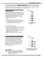 Preview for 77 page of Sanyo PLC-HP7000L Owner'S Manual