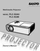 Sanyo PLC-SC10 Owner'S Manual предпросмотр