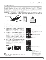 Preview for 13 page of Sanyo PLC-SC10 Owner'S Manual