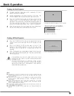 Preview for 19 page of Sanyo PLC-SC10 Owner'S Manual