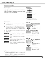 Preview for 25 page of Sanyo PLC-SC10 Owner'S Manual