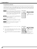 Preview for 26 page of Sanyo PLC-SC10 Owner'S Manual