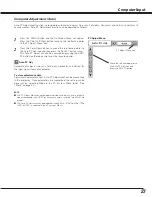 Preview for 27 page of Sanyo PLC-SC10 Owner'S Manual