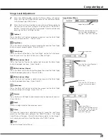 Preview for 31 page of Sanyo PLC-SC10 Owner'S Manual