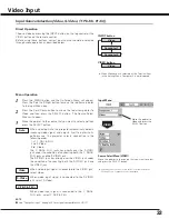 Preview for 33 page of Sanyo PLC-SC10 Owner'S Manual