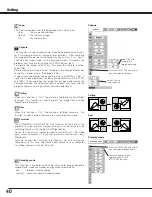 Preview for 40 page of Sanyo PLC-SC10 Owner'S Manual