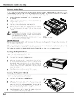 Preview for 44 page of Sanyo PLC-SC10 Owner'S Manual