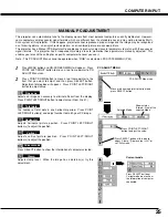 Preview for 26 page of Sanyo PLC-SE10 Owner'S Manual