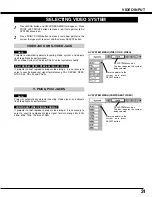 Preview for 32 page of Sanyo PLC-SE10 Owner'S Manual