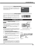 Preview for 66 page of Sanyo PLC-SE10 Owner'S Manual