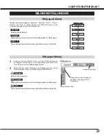 Предварительный просмотр 72 страницы Sanyo PLC-SE10 Owner'S Manual