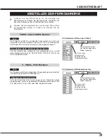 Preview for 76 page of Sanyo PLC-SE10 Owner'S Manual