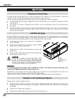 Preview for 83 page of Sanyo PLC-SE10 Owner'S Manual