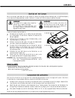 Preview for 84 page of Sanyo PLC-SE10 Owner'S Manual