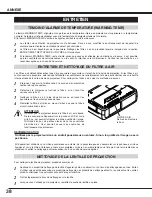 Предварительный просмотр 127 страницы Sanyo PLC-SE10 Owner'S Manual