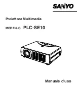 Preview for 134 page of Sanyo PLC-SE10 Owner'S Manual