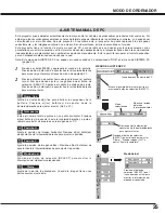 Preview for 202 page of Sanyo PLC-SE10 Owner'S Manual